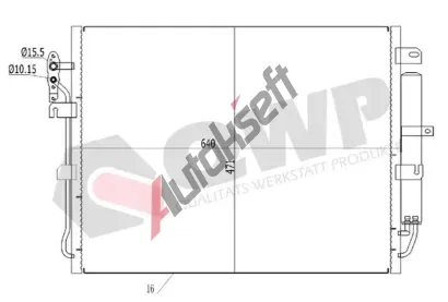 QWP Kondenzátor klimatizace QWP WAC365, WAC365 QWP Kondenzátor klimatizace QWP WAC365, WAC365