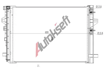 QWP Kondenz�tor klimatizace QWP WAC378, WAC378