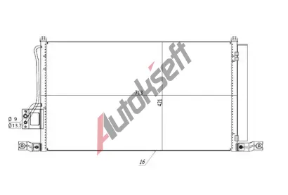 QWP Kondenztor klimatizace QWP WAC386, WAC386