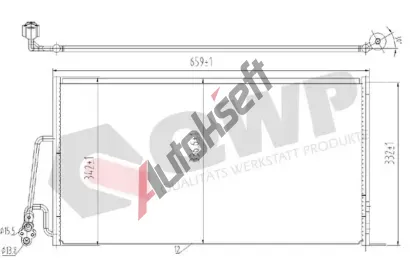 QWP Kondenztor klimatizace QWP WAC392, WAC392