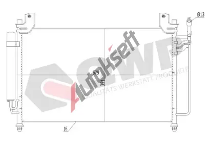 QWP Kondenzátor klimatizace QWP WAC404, WAC404 QWP Kondenzátor klimatizace QWP WAC404, WAC404