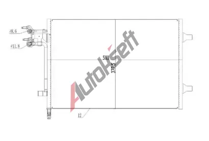 QWP Kondenz�tor klimatizace QWP WAC405, WAC405