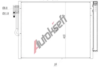 QWP Kondenztor klimatizace QWP WAC409, WAC409