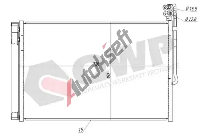 QWP Kondenztor klimatizace QWP WAC410, WAC410