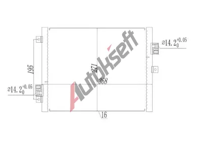 QWP Kondenz�tor klimatizace QWP WAC411, WAC411