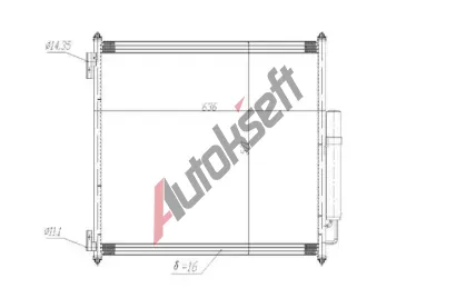 QWP Kondenztor klimatizace QWP WAC418, WAC418
