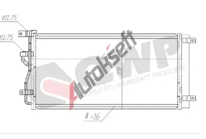 QWP Kondenzátor klimatizace QWP WAC422, WAC422 QWP Kondenzátor klimatizace QWP WAC422, WAC422