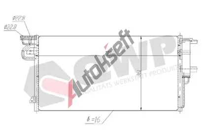 QWP Kondenztor klimatizace QWP WAC426, WAC426