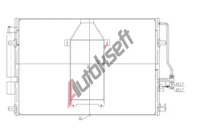 QWP Kondenz�tor klimatizace QWP WAC427, WAC427