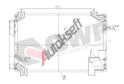 QWP Kondenztor klimatizace QWP WAC436, WAC436