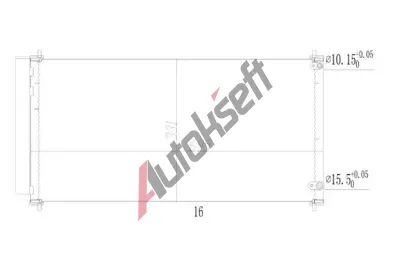 QWP Kondenztor klimatizace QWP WAC437, WAC437