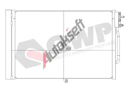 QWP Kondenztor klimatizace QWP WAC451, WAC451