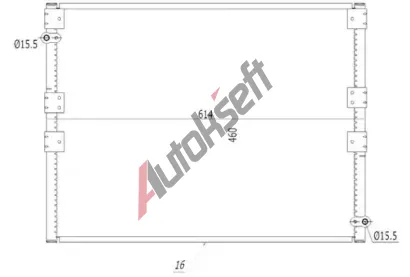 QWP Kondenzátor klimatizace QWP WAC454, WAC454 QWP Kondenzátor klimatizace QWP WAC454, WAC454