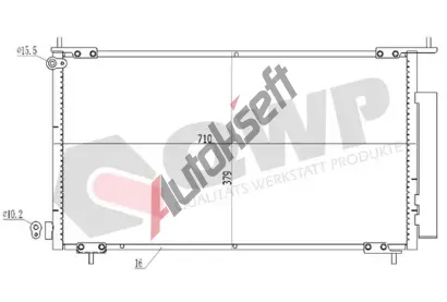 QWP Kondenz�tor klimatizace QWP WAC456, WAC456