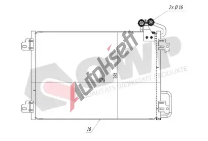 QWP Kondenzátor klimatizace QWP WAC486, WAC486 QWP Kondenzátor klimatizace QWP WAC486, WAC486