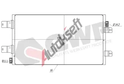 QWP Kondenzátor klimatizace QWP WAC488, WAC488  QWP Kondenzátor klimatizace QWP WAC488, WAC488