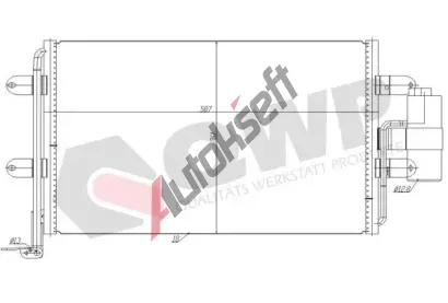 QWP Kondenz�tor klimatizace QWP WAC496, WAC496