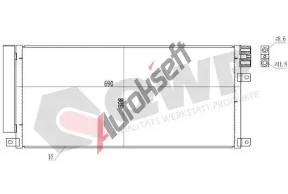 QWP Kondenzátor klimatizace QWP WAC500, WAC500 QWP Kondenzátor klimatizace QWP WAC500, WAC500