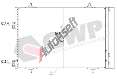 QWP Kondenz�tor klimatizace QWP WAC503, WAC503