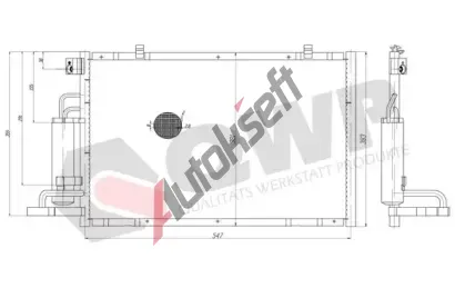 QWP Kondenz�tor klimatizace QWP WAC506, WAC506