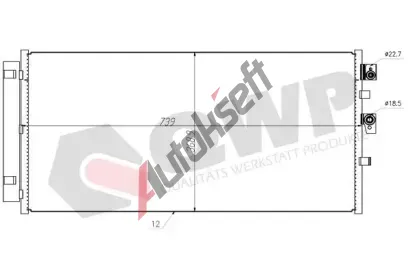 QWP Kondenzátor klimatizace QWP WAC508, WAC508  QWP Kondenzátor klimatizace QWP WAC508, WAC508