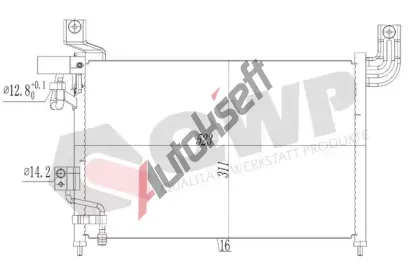QWP Kondenztor klimatizace QWP WAC509, WAC509