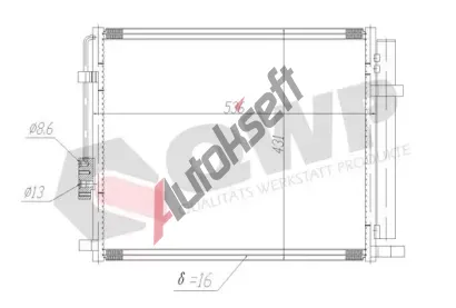 QWP Kondenzátor klimatizace QWP WAC518, WAC518 QWP Kondenzátor klimatizace QWP WAC518, WAC518