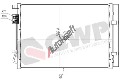 QWP Kondenzátor klimatizace QWP WAC520, WAC520 QWP Kondenzátor klimatizace QWP WAC520, WAC520