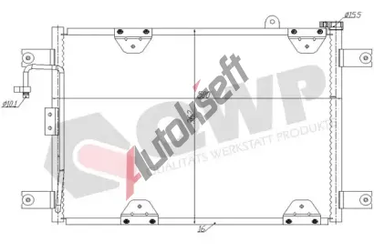 QWP Kondenztor klimatizace QWP WAC524, WAC524