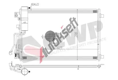 QWP Kondenzátor klimatizace QWP WAC533, WAC533 QWP Kondenzátor klimatizace QWP WAC533, WAC533