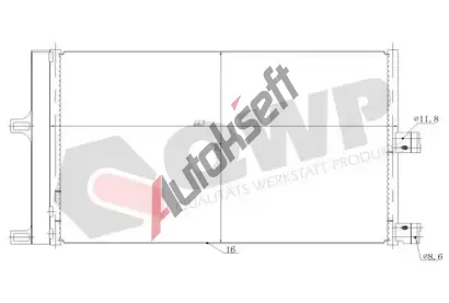 QWP Kondenzátor klimatizace QWP WAC538, WAC538 QWP Kondenzátor klimatizace QWP WAC538, WAC538