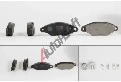 QWP Sada brzdovch destiek QWP WBP125, WBP125