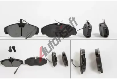 QWP Sada brzdovch destiek QWP WBP135, WBP135