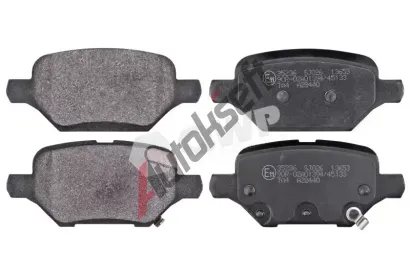 QWP Sada brzdových destiček QWP WBP1352, WBP1352 QWP Sada brzdových destiček QWP WBP1352, WBP1352