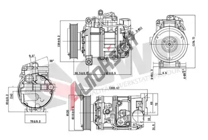 QWP Kompresor klimatizace QWP WCP264N, WCP264N