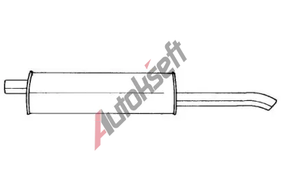 QWP Zadní tlumič výfuku QWP WEX130, WEX130 QWP Zadní tlumič výfuku QWP WEX130, WEX130