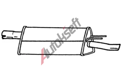 QWP Zadní tlumič výfuku QWP WEX141, WEX141 QWP Zadní tlumič výfuku QWP WEX141, WEX141