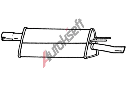 QWP Zadní tlumič výfuku QWP WEX146, WEX146 QWP Zadní tlumič výfuku QWP WEX146, WEX146