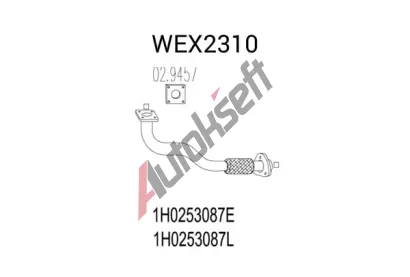 QWP Vfukov trubka QWP WEX2310, WEX2310