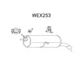 Zadní tlumič výfuku QWP ‐ QWP WEX253  Zadní tlumič výfuku QWP ‐ QWP WEX253