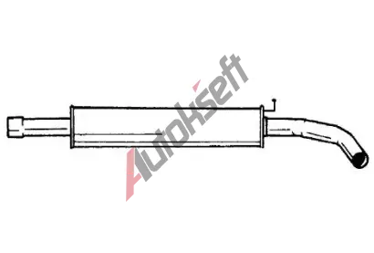QWP Střední tlumič výfuku QWP WEX261, WEX261  QWP Střední tlumič výfuku QWP WEX261, WEX261
