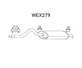 Zadní tlumič výfuku QWP ‐ QWP WEX279  Zadní tlumič výfuku QWP ‐ QWP WEX279
