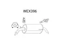 Zadní tlumič výfuku QWP ‐ QWP WEX396  Zadní tlumič výfuku QWP ‐ QWP WEX396