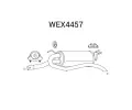 Zadní tlumič výfuku QWP ‐ QWP WEX4457  Zadní tlumič výfuku QWP ‐ QWP WEX4457