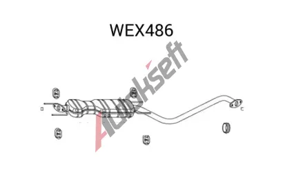 QWP Stedn tlumi vfuku QWP WEX486, WEX486
