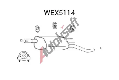 QWP Zadn tlumi vfuku QWP WEX5114, WEX5114