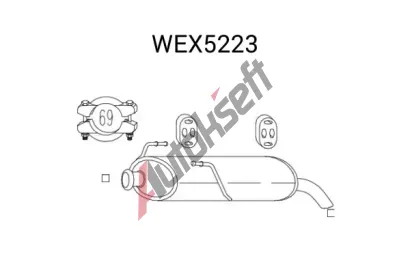 QWP Zadn tlumi vfuku QWP WEX5223, WEX5223