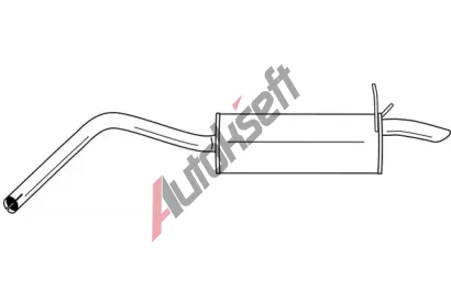 QWP Zadní tlumič výfuku QWP WEX5324, WEX5324 QWP Zadní tlumič výfuku QWP WEX5324, WEX5324