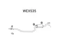 Střední tlumič výfuku QWP ‐ QWP WEX535  Střední tlumič výfuku QWP ‐ QWP WEX535