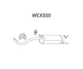 Zadní tlumič výfuku QWP ‐ QWP WEX550  Zadní tlumič výfuku QWP ‐ QWP WEX550